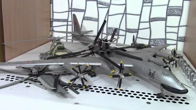 Авиация, модели самолетов и вертолетов, Звезда - YouTube