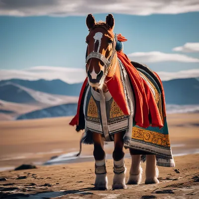 Монголия Монгольская Лошадь В Пустыне Гоби — стоковые фотографии и другие  картинки Азия - Азия, Без людей, Горизонтальный - iStock