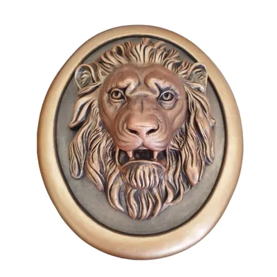 ▷▷ Скульптура Морда льва настенная (070) от производителя │ leokadia ▷▷