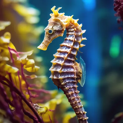 Морской конёк морской конек в …» — создано в Шедевруме