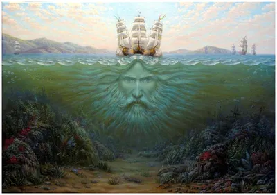 Фото Морской царь - воплощение загадочности под водой