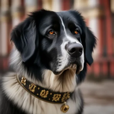Купить Вязаная Московская сторожевая собака | Skrami.ru
