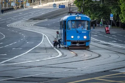 Открытый Волжский - В Волжском работают трамваи из Москвы