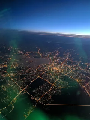 Москва. Вид из самолёта | Пикабу