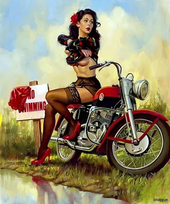 Изображение современного мотоцикла для девушек в HD качестве