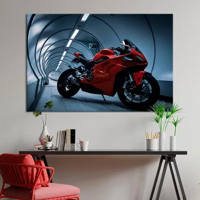 Фото мотоцикла Ducati, который вызывает желание покорить дорогу