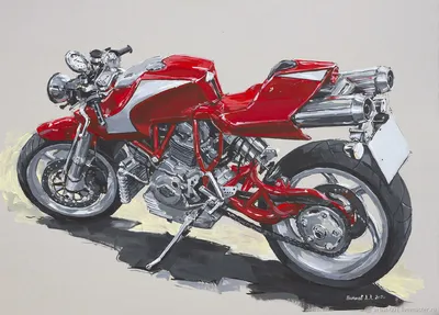 Фото мотоцикла Ducati - качественные обои на телефон в HD