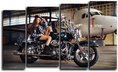 Уникальное слияние стиля и инженерии: фото Мотоцикла Harley Davidson