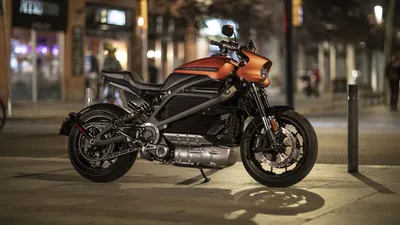 Фотография арт-мотоцикла Harley Davidson