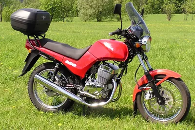 Красивая фотка мотоцикла Ява 250