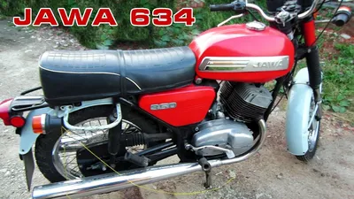 GIF с картинкой Мотоцикла ЯВА 634