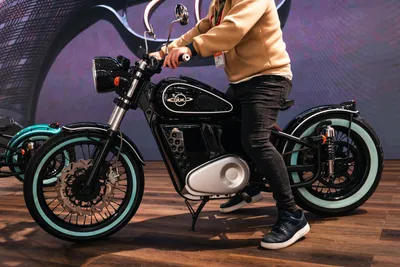 Фотография мотоцикла Иж 49 в стиле арт
