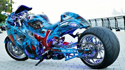 Картинка мотоцикла Хаябуса в 4K разрешении