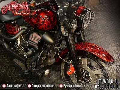 Изумительные рисунки мотоциклов Harley Davidson для вашего рабочего стола