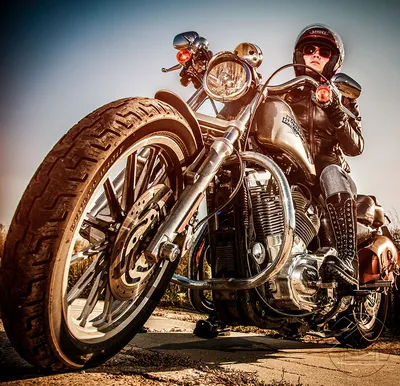 Потрясающие снимки Мотоцикла Харли Дэвидсон