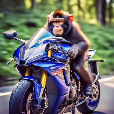 Фото мотоцикла макака: свободный дух и приключения