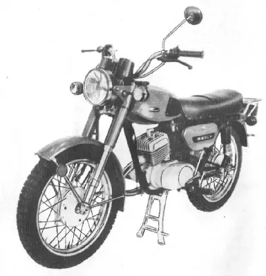 Оригинальный рисунок мотоцикла макака в стиле гиф