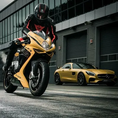 Уникальный мотоцикл от Mercedes-AMG и MV Agusta