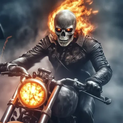 Удивительные фото Мотоцикла призрачного гонщика в формате JPG