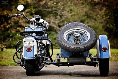 Фотография мотоцикла с коляской в формате png