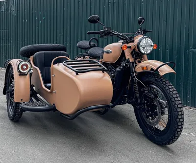 Уникальное изображение мотоцикла с коляской по заказу