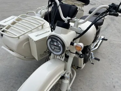 Full HD рисунок Мотоцикла Урал с кузовом на фон