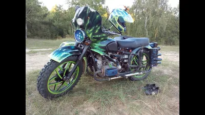 Улучшенный внешний вид и скоростные характеристики Мотоцикла Урал после тюнинга.