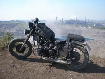 Мотоцикл Урал Днепр в действии: фотообзор