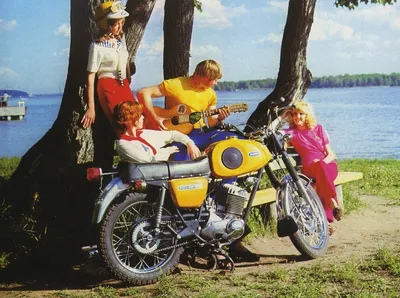 Фото Мотоциклы СССР: яркие обои для вашего экрана