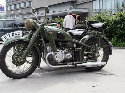 Уникальные фотографии модельного ряда мотоциклов Урал