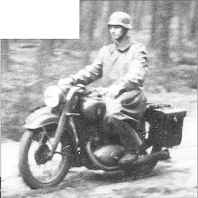 История средств передвижения: Мотоциклы вермахта в кадре