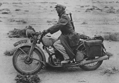 История Мотоциклы вермахта в фотографиях 