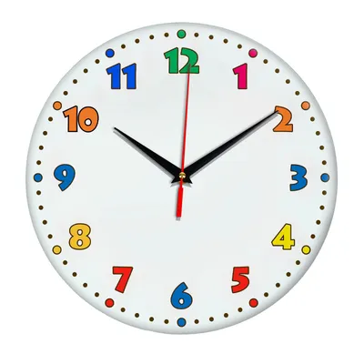 купить Детские яркие часы в мультяшном стиле круг в магазине часов,  подарков и сувениров SouvenirClock