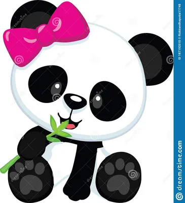 Мультяшный Логотип панды, Логотипы Включая: логотип и вектор - Envato  Elements