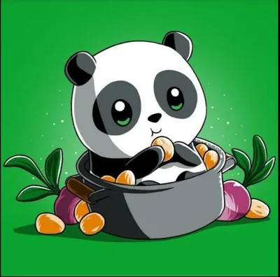 милая мультяшная панда PNG , животное, Ручной росписью, прекрасный PNG  картинки и пнг PSD рисунок для бесплатной загрузки
