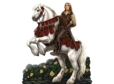 Всадник на коне» — создано в Шедевруме