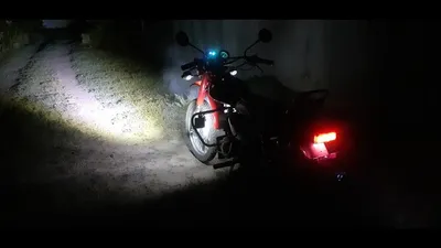 Красивые фото На мотоцикле ночью в различных ракурсах