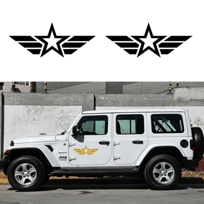 Автомобильные наклейки для Jeep Wrangler JK TJ YJ JL Renegade Cherokee  Patriot Compass Trail Hawk, виниловые декоративные наклейки, аксессуары для  тюнинга | AliExpress