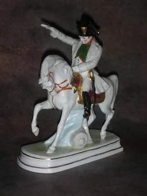 Люсьен Наполеон Мюрат принц де Понте-Корво на коне