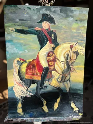 Картины: Наполеон на коне в интернет-магазине Ярмарка Мастеров по цене  37612.5 ₽ – TIHVWBY | Картины, Москва - доставка по России