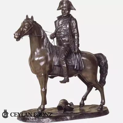 Скульптура Наполеон на коне. Бронза - Violity