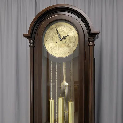 Напольные часы в стиле стимпанк Hourglass 47X44X197 CM Howard Miller  615-074 купить в интернет-магазине HomeAdore