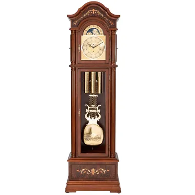 Напольные часы с маятником Giant Aged Ironstone 27X19X112 CM Howard Miller  615-004 купить в интернет-магазине HomeAdore