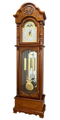 Напольные часы Механические COLUMBUS, коричневый купить по выгодной цене в  интернет-магазине OZON (259967888)