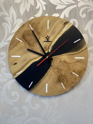 Круглые настенные часы из дерева - купить в Москве по выгодной цене 1170 ₽