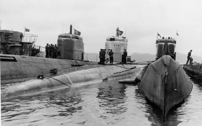 Немецкие подводные лодки XXI серии в Норвегии — военное фото