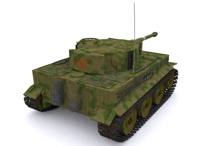 Немецкий танк Тигр времен Второй мировой войны 3D Модель $100 - .max .obj -  Free3D