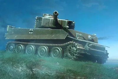 Танк «Тигр» на фронтах Второй мировой. Уникальные цветные фото | ProTанки |  Дзен