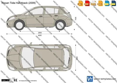 Templates - Cars - Nissan - Nissan Tiida Hatchback