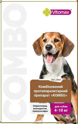 Купить капли COMBO от экто- и эндо-паразитов на холку для собак 10-25 кг в  интернет-магазине Vitomax